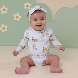 Kittens Long Sleeve Organic Bodysuit: 6-12 Months (0)