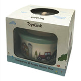 Music box in a ToysLink packaging with a clear window