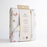 Jersey Sherpa Pram Blanket - Whimsical Wonderland