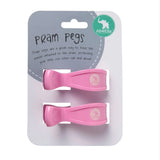 2 Pack Pegs Pastel Pink