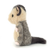 Plush toy resembling a small animal on a white background