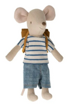 Maileg tricycle mouse toy with removable clothes and bag