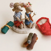 Maileg adventure mouse doll with hiking outfit
