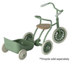 Miniature Maileg bike trailer in green