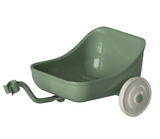 Maileg green tricycle trailer for mouse bike