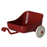 Maileg red tricycle trailer for mouse bike