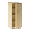 Miniature Maileg fridge with working door in vintage yellow