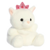 Mini white princess cat soft toy with crown