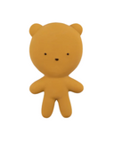 Yellow teddy bear toy on a white background