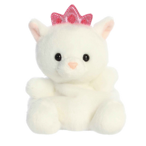 Palm Pals Priscilla Princess Kitty white plush toy 13cm
