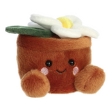 Floral soft toy daisy with smile Palm Pals