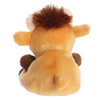 Mini Highland cow stuffed animal with shaggy fur