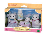 Sylvanian Families Snow Leopard Family set in packaging