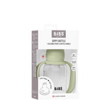 BIBS sippy bottle packaging on a white background