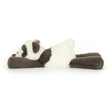 Soft panda bear plush with floppy arms by Jellycat