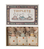 Mice Triplets Baby in Matchbox