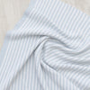 Cotton Knit Stripe Blanket - Blue/White