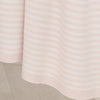 Cotton Knit Stripe Blanket - Pink/White