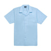 Boys Short Sleeve Open Neck Shirt - Sky Blue