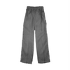 Boys Gaberdine Elastic Waist Pants - Mid Grey