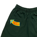 Rugby Knit Sport Shorts - Bottle Green