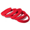 Thick Hair Ties 5pk - Red